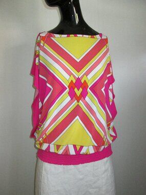 ALFANI multicolor jersey knit top